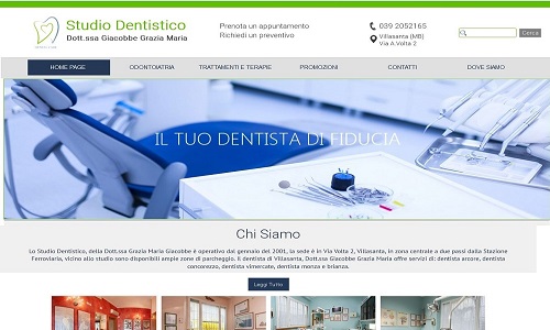 Posizionamento sito dentista Villasanta